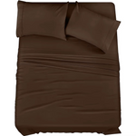 Draps lit microfibre 4 pièces