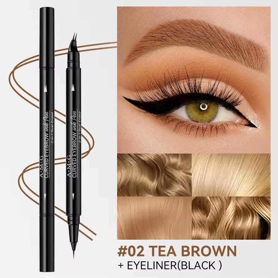 Crayon à sourcils double embout