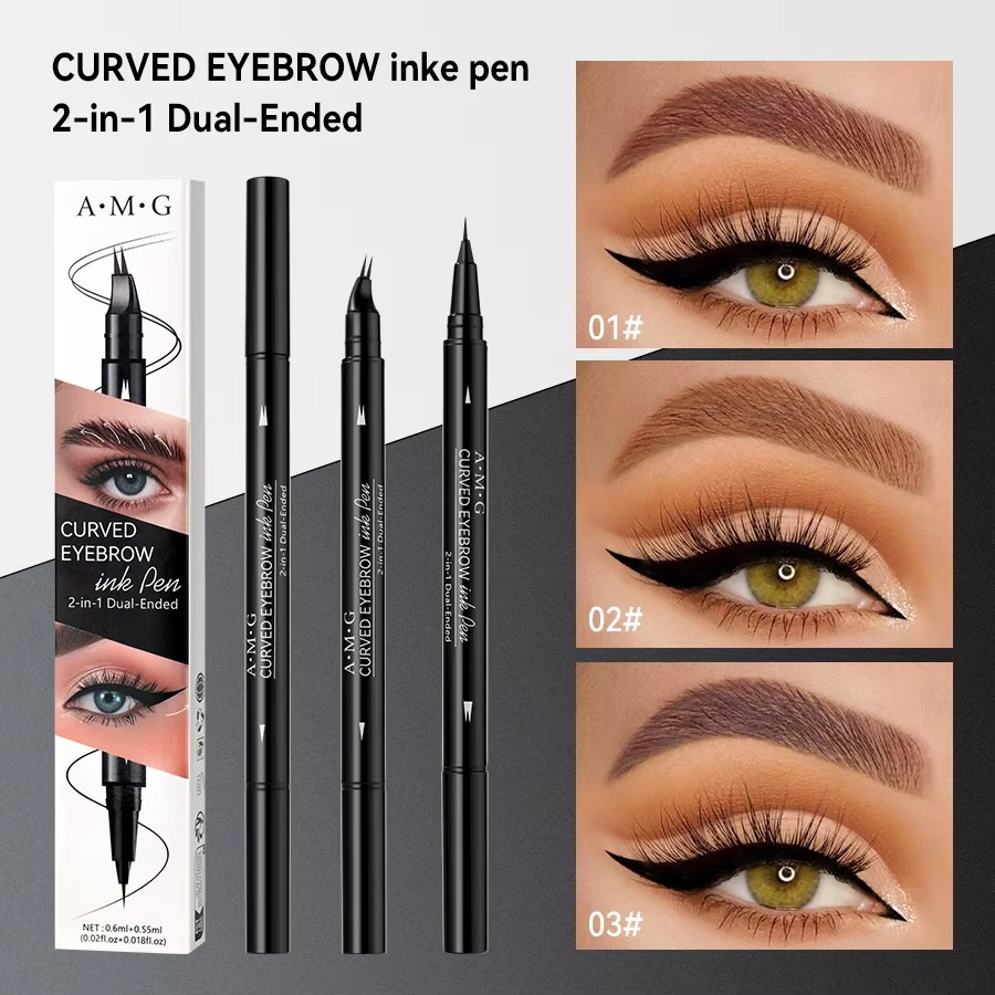 Crayon à sourcils double embout
