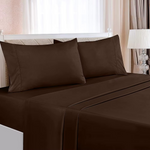 Draps lit microfibre 4 pièces