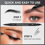 Crayon à sourcils double embout