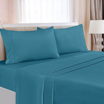 Draps lit microfibre 4 pièces
